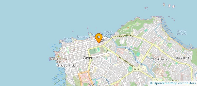 localisation de l'entreprise SYEL  CAYENNE