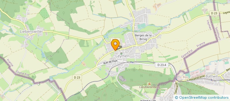 localisation de l'entreprise SYEL  LEYMEN