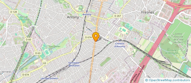 localisation de l'entreprise SYEL DISTRIBUTION à ANTONY