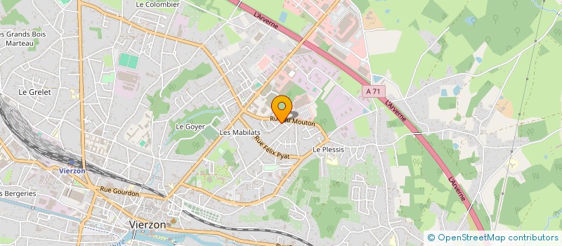 localisation de l'entreprise SYEL IMMO  VIERZON