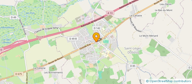 localisation de l'entreprise SYFAX  DOZULE