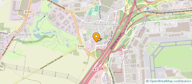 localisation de l'entreprise SYFAX - LOGISTIC & CONSULTING  ROISSY-EN-FRANCE