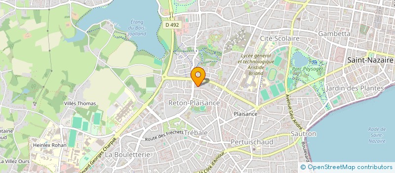 localisation de l'entreprise SYFCAL  SAINT-NAZAIRE