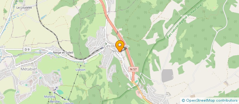 localisation de l'entreprise SYFLO  LES HOPITAUX-NEUFS