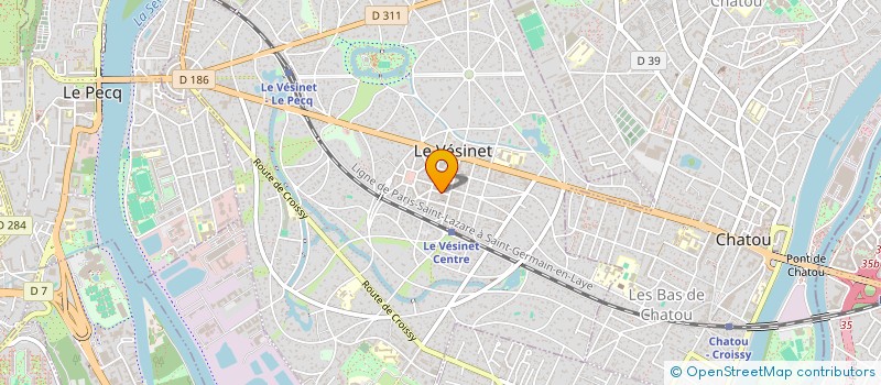 localisation de l'entreprise SYFRA à LE VESINET