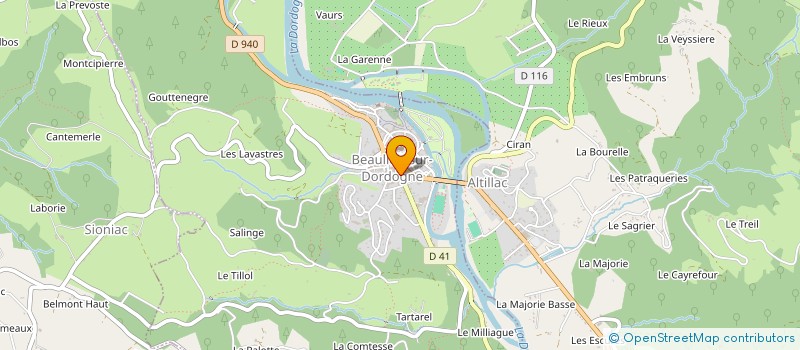 localisation de l'entreprise SYFRAM SCI  BEAULIEU-SUR-DORDOGNE