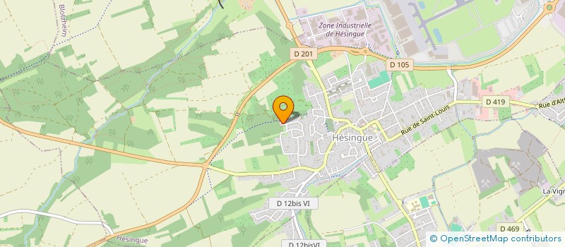 localisation de l'entreprise SYFREV  HESINGUE