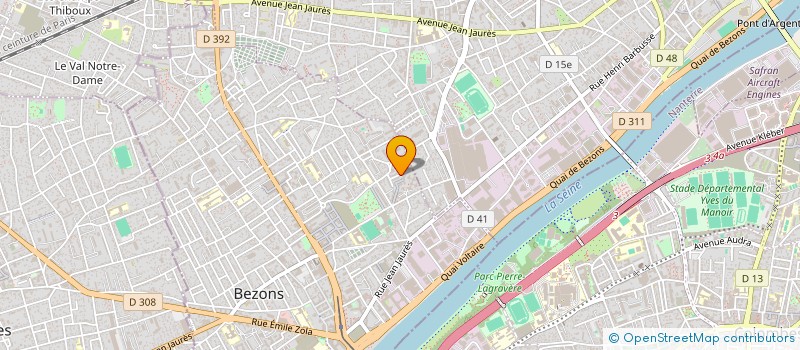 localisation de l'entreprise SYFTEC à BEZONS