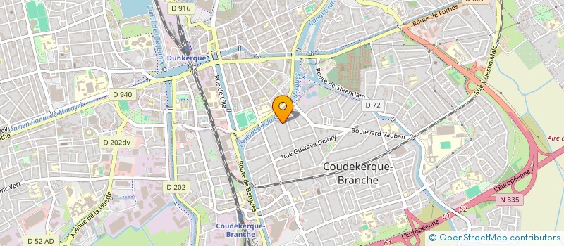 localisation de l'entreprise SYFYN SOCIETE CIVILE IMMOBILIERE SYFYN  COUDEKERQUE-BRANCHE