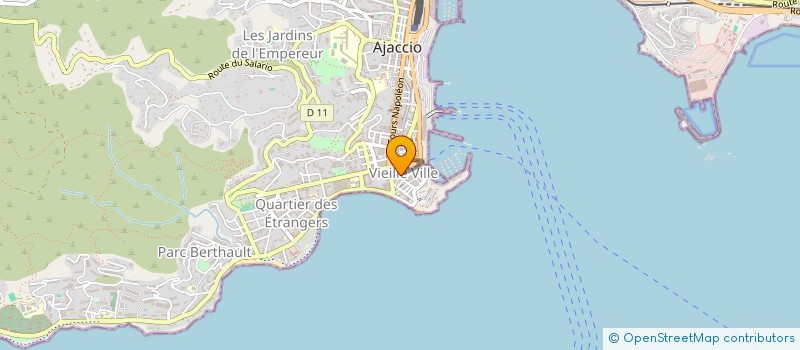 localisation de l'entreprise SYGAT à AJACCIO