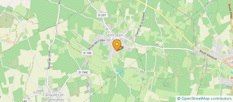 localisation de l'entreprise SYGE  SAINT-JEAN-DE-SERRES