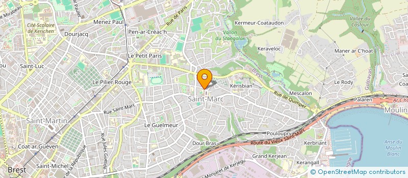 localisation de l'entreprise SYGED à BREST