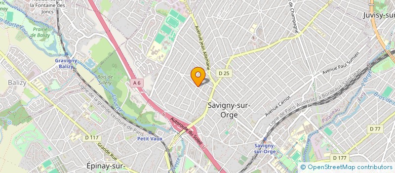 localisation de l'entreprise SYGEN à SAVIGNY-SUR-ORGE