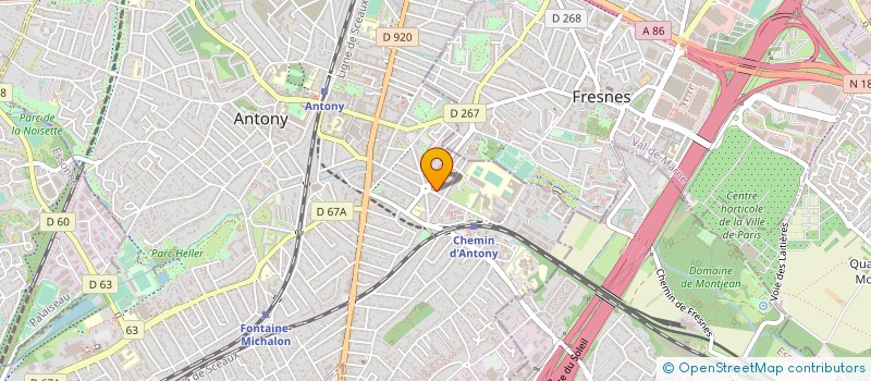 localisation de l'entreprise SYGENE à ANTONY