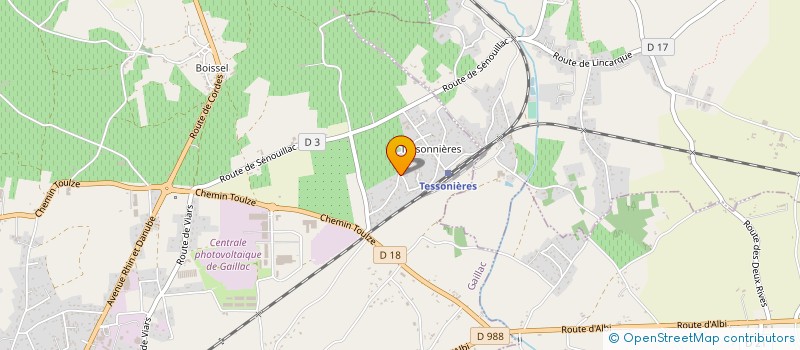 localisation de l'entreprise SYGEO  LAGRAVE