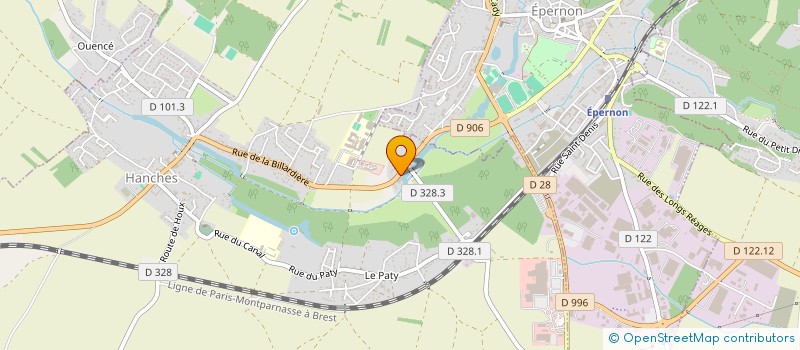 localisation de l'entreprise SYGERIM à HANCHES