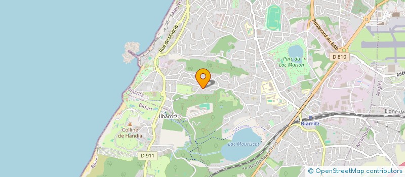 localisation de l'entreprise SYGIL à BIARRITZ