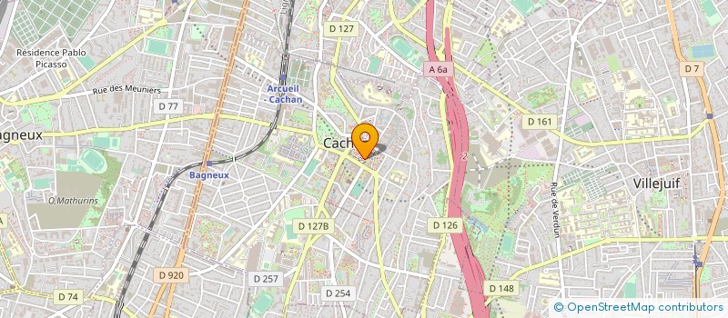 localisation de l'entreprise SYGMA COURSES à CACHAN