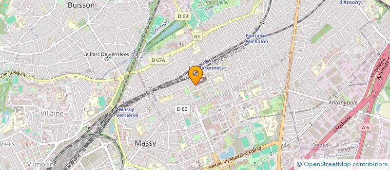 localisation de l'entreprise SYGMA EXPERTISE COMPTABLE à ANTONY