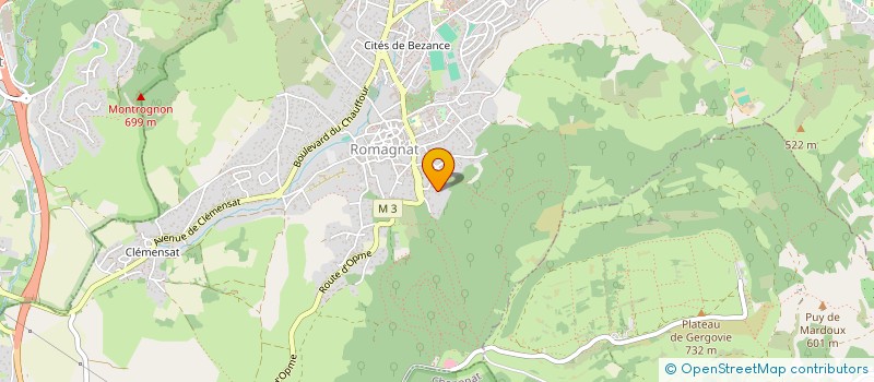 localisation de l'entreprise SYGMA IMMO  ROMAGNAT