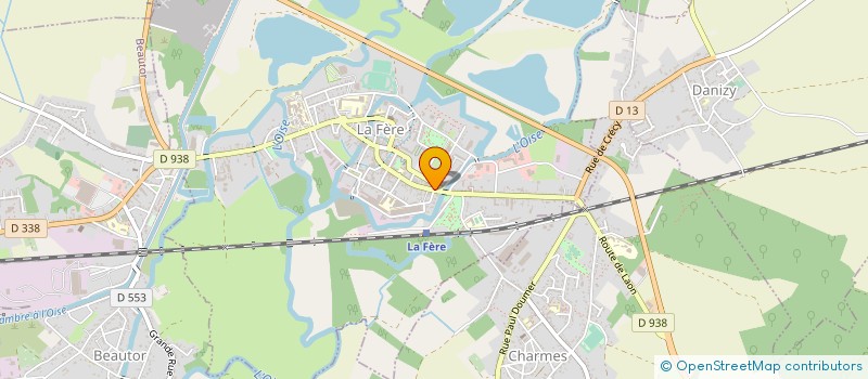 localisation de l'entreprise SYGMA TECHNOLOGIES à LA FERE