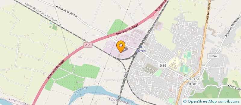 localisation de l'entreprise SYGMAT  LIVRON-SUR-DROME