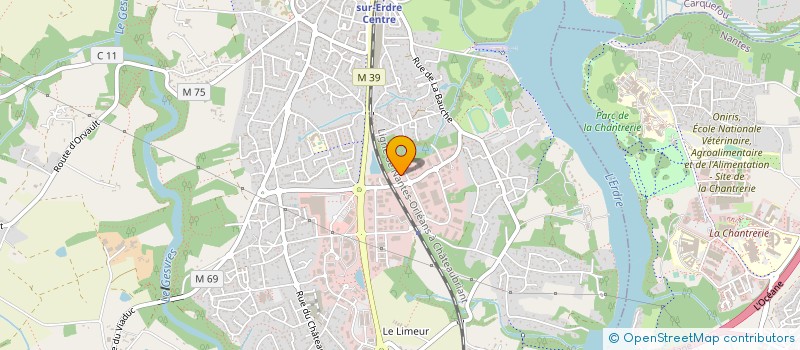 localisation de l'entreprise SYGMATEL à LA CHAPELLE-SUR-ERDRE