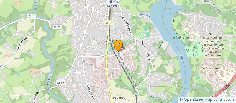 localisation de l'entreprise SYGMATEL ELECTRICITE à LA CHAPELLE-SUR-ERDRE