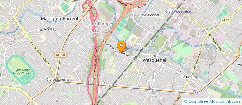 localisation de l'entreprise SYGREG IMMOBILIER à WASQUEHAL