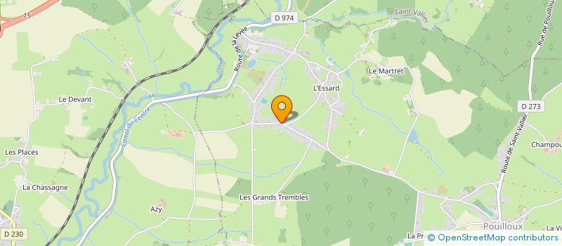 localisation de l'entreprise SYJA  POUILLOUX