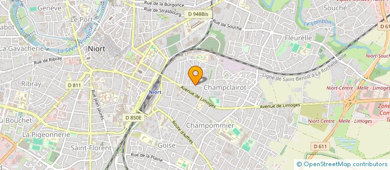 localisation de l'entreprise SYJASO à NIORT