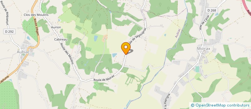 localisation de l'entreprise SYJATO  AUBIAC