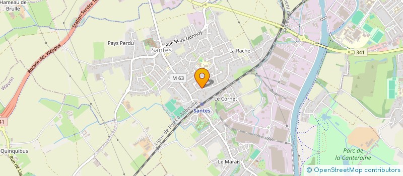 localisation de l'entreprise SYKA ESPACES INTERIEURS à DUNKERQUE