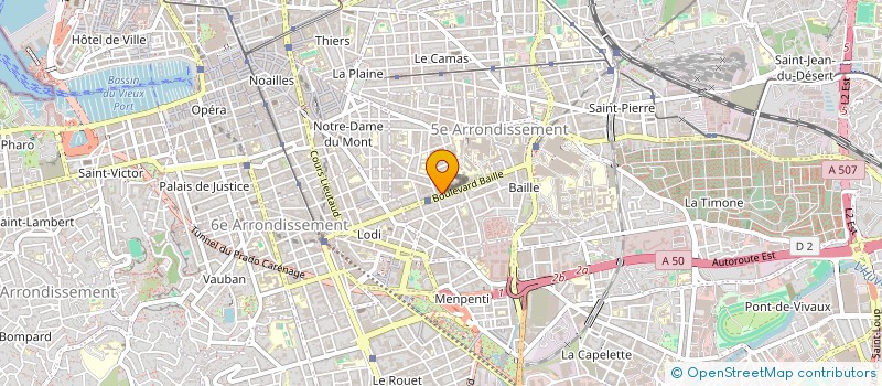 localisation de l'entreprise SYKADEO à MARSEILLE