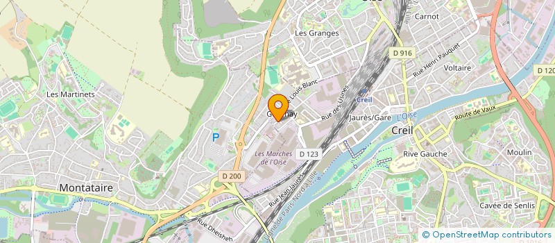 localisation de l'entreprise SYKAIS  CREIL