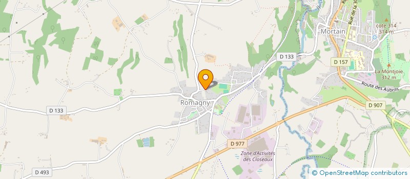 localisation de l'entreprise SYKEY à ROMAGNY FONTENAY