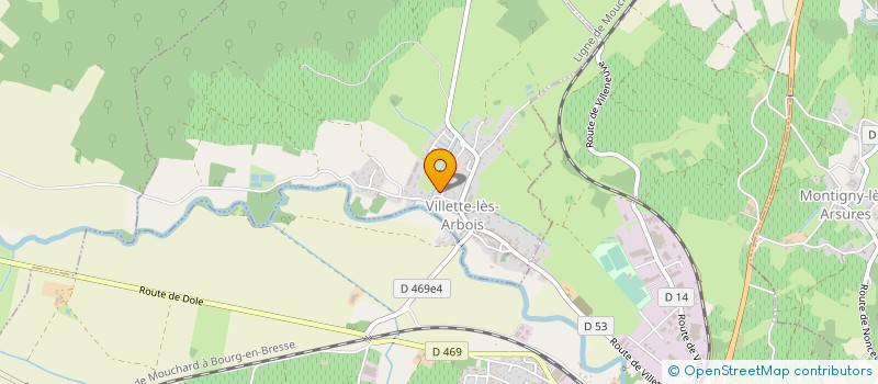 localisation de l'entreprise SYL'ANIM  VILLETTE-LES-ARBOIS