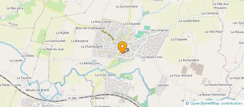 localisation de l'entreprise SYL'BEAUTY  SERVON-SUR-VILAINE