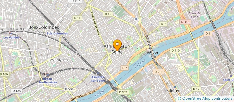 localisation de l'entreprise SYL EXPRESS SERVICES à ASNIERES-SUR-SEINE