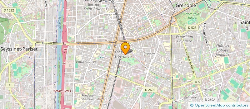 localisation de l'entreprise SYL.IMMO  GRENOBLE