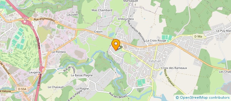 localisation de l'entreprise SYL VA à FEYTIAT