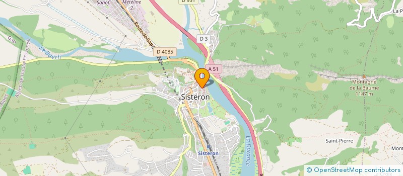 localisation de l'entreprise SYL'VINS à SISTERON