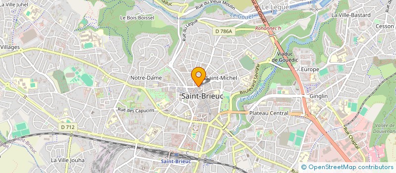 localisation de l'entreprise SYLA à SAINT-BRIEUC