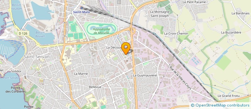 localisation de l'entreprise SYLA  SAINT-MALO