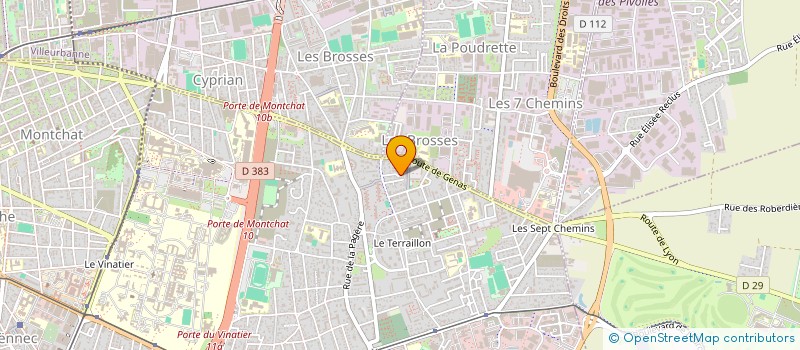 localisation de l'entreprise SYLA ENTREPRISE  BRON