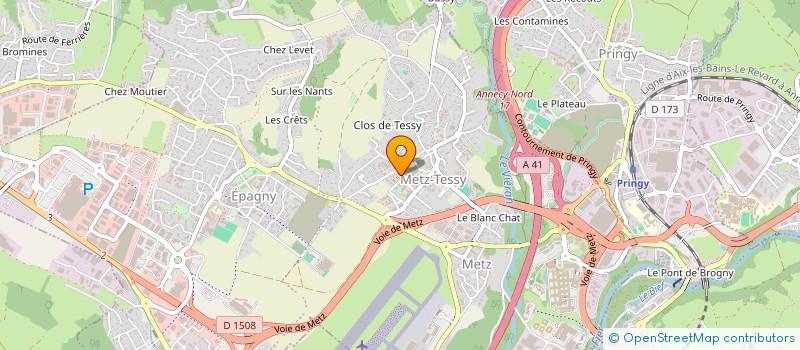 localisation de l'entreprise SYLA MULTI SERVICES à EPAGNY METZ-TESSY