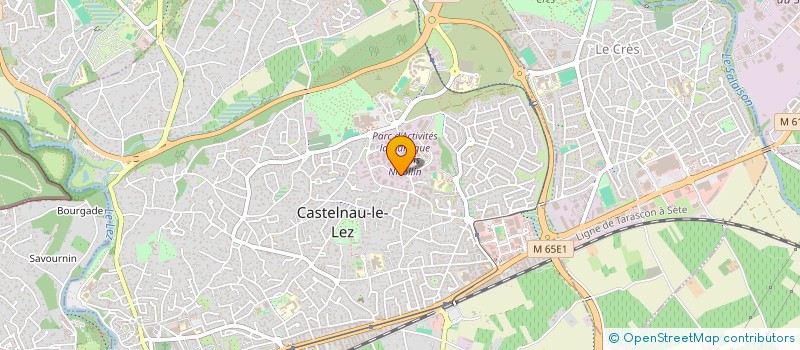 localisation de l'entreprise SYLAB MEDITERRANEE à CASTELNAU-LE-LEZ