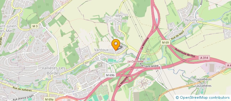 localisation de l'entreprise SYLAB SARL à METZ