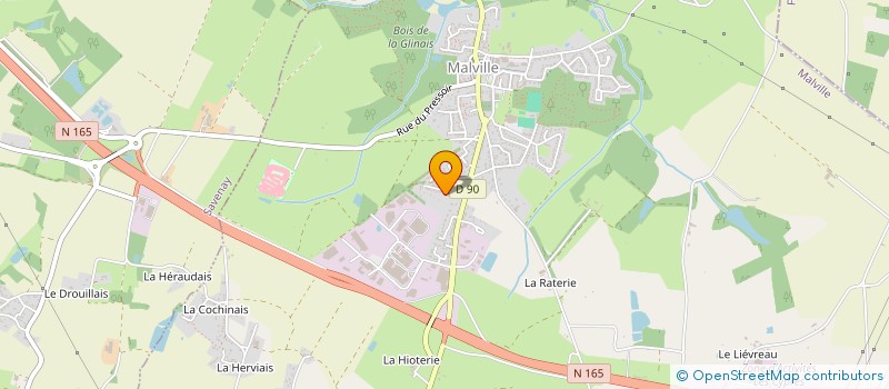 localisation de l'entreprise SYLABE BUREAU D'ETUDES  MALVILLE