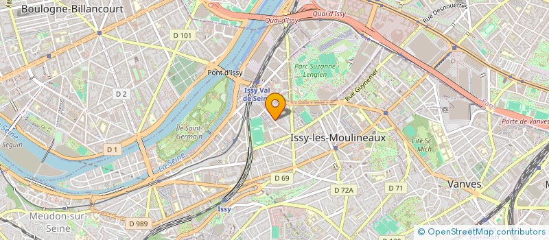 localisation de l'entreprise SYLADEV à ISSY-LES-MOULINEAUX